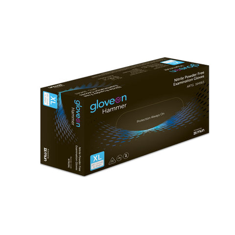 Hammer Nitrile Gloves - Carton of 10 Boxes