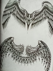 Wings Tattoo Sketchbook