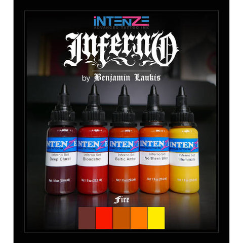 Intenze - 10 Colour Inferno Set