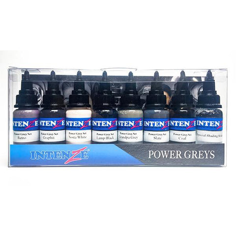 Intenze - 8 Bottle Power Grey Set