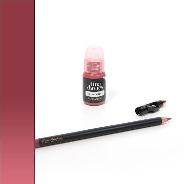 Perma Blend - Tina Davies Lip Duo Dusty Pink with Pencil