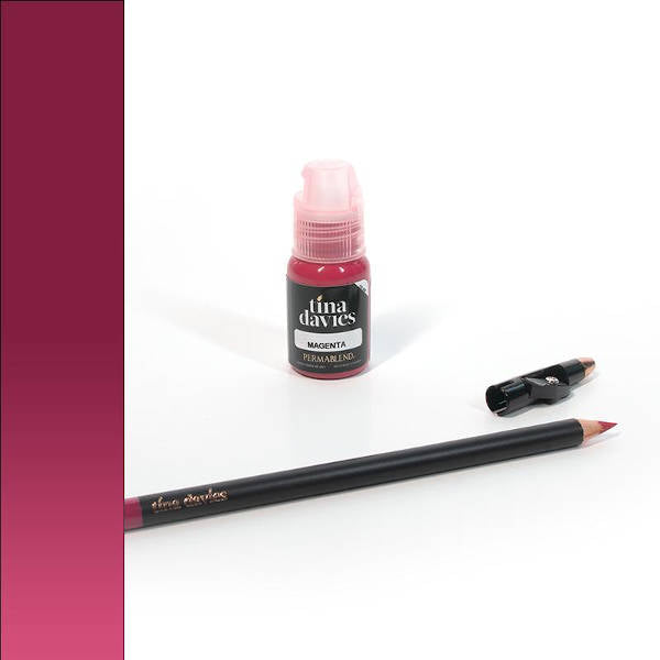 Perma Blend - Tina Davies Lip Duo Magenta with Pencil