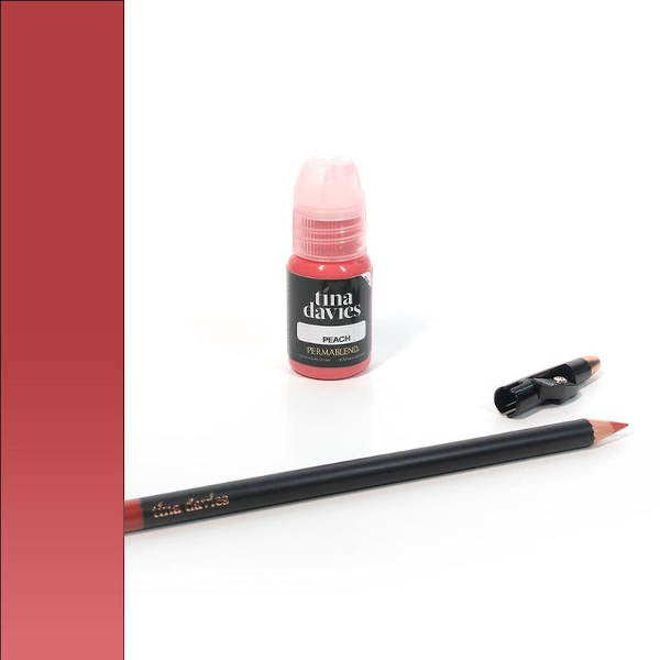 Perma Blend - Tina Davies Lip Duo Peach with Pencil