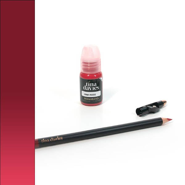 Perma Blend - Tina Davies Lip Duo Pink Rose with Pencil