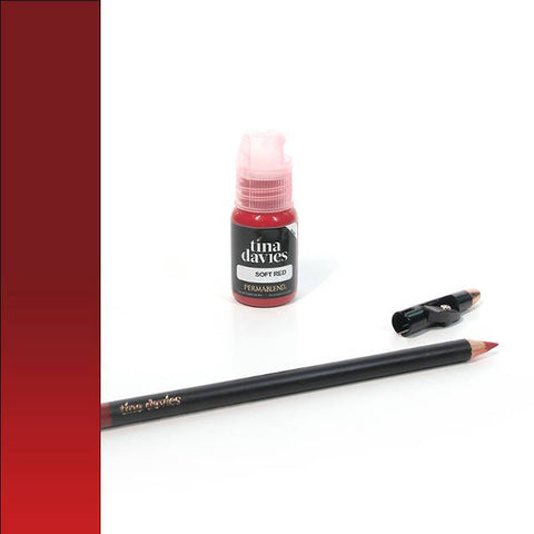 Perma Blend - Tina Davies Lip Duo Soft Red with Pencil