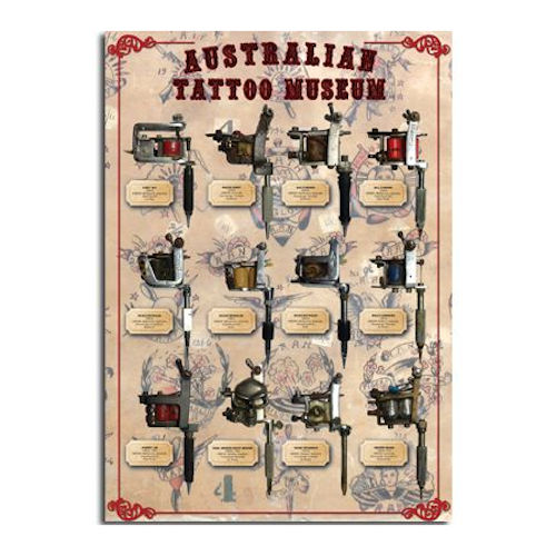 Australian Tattoo Museum Poster