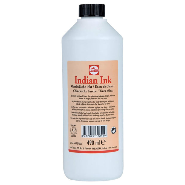 Talens Indian Ink 16oz (490ml)