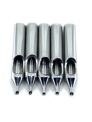 Stainless Steel Tips - Round Angled
