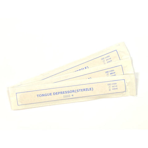 Tongue Depressors - Sterile Wrapped