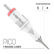 Vertix Pico - 1 Round Liner Medium Taper