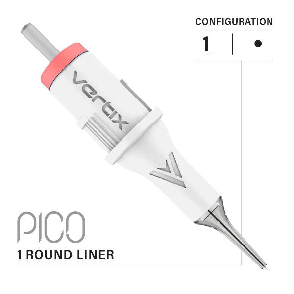 Vertix Pico - 1 Round Liner Medium Taper