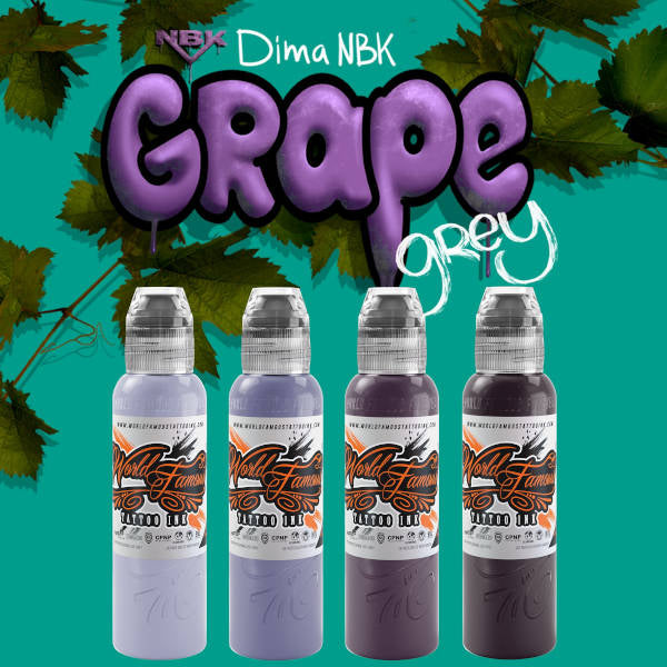 World Famous - Dima NBK Grape Grey Set 1oz