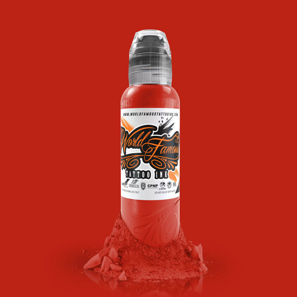 World Famous Master Mike Ink Fiend Red Ink 1oz