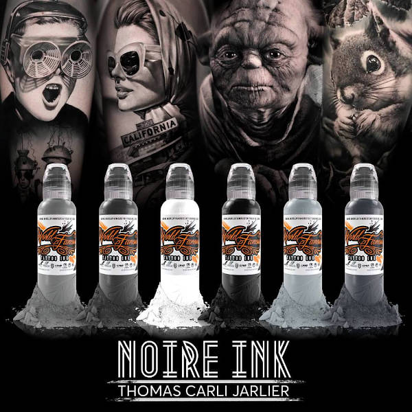 World Famous Thomas Carli Jarlier Noire Ink Set