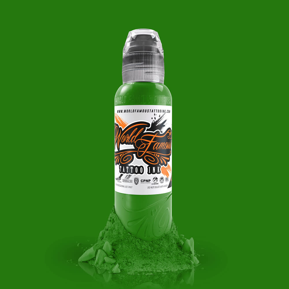 World Famous Oleg Light Green Ink 1oz