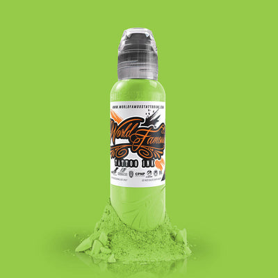 World Famous Pancho Light Green Ink