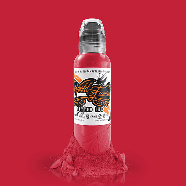 World Famous Rose Red Ink 1oz