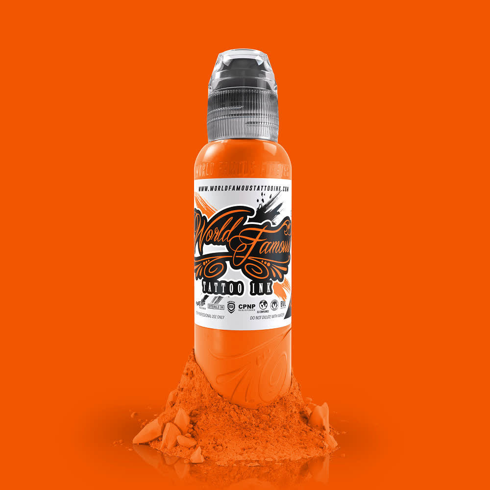 World Famous Straight Orange Ink 1oz