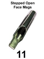 Stainless Steel Tips - Stepped Open Face Magnum